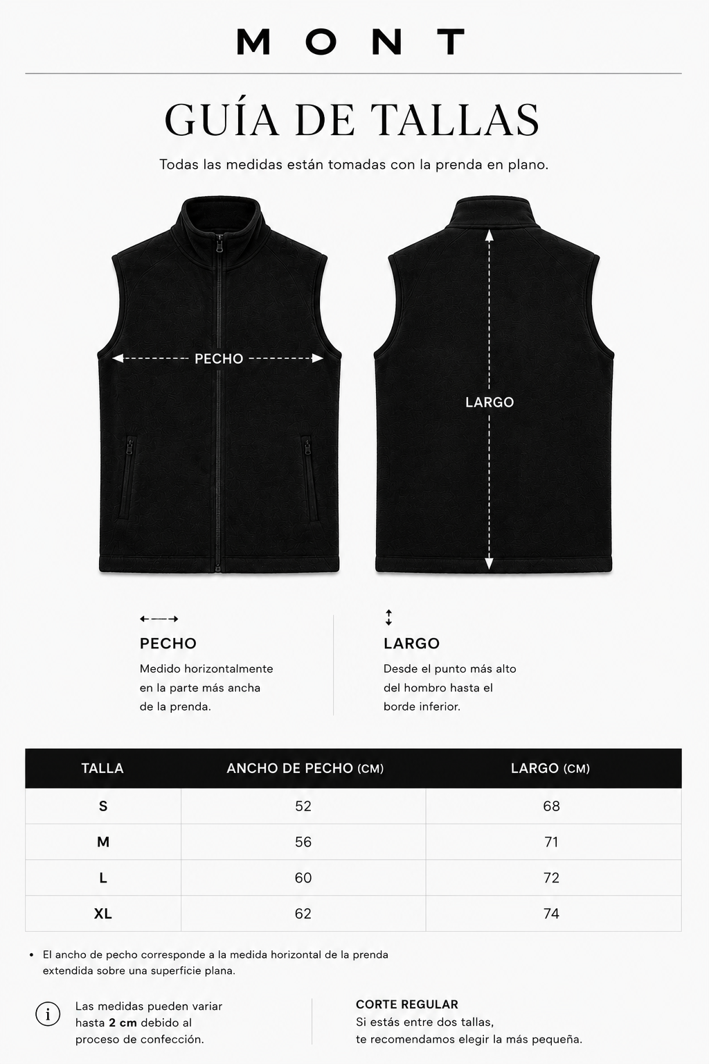 Chaleco Polar Mujer